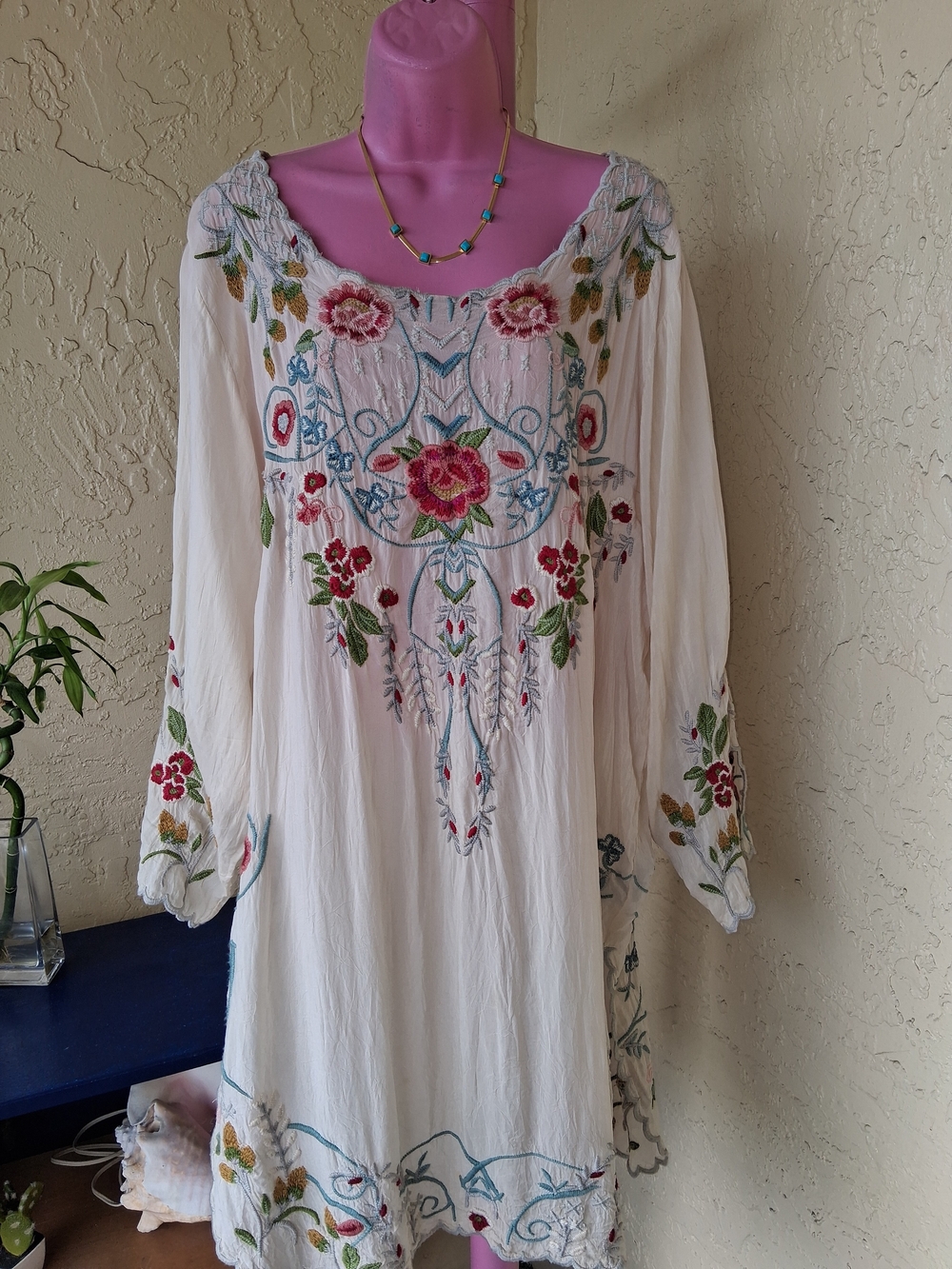 Johnny Was Embroidered Tunic